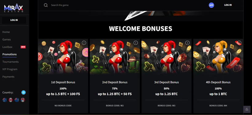 mirax casino Gameplay