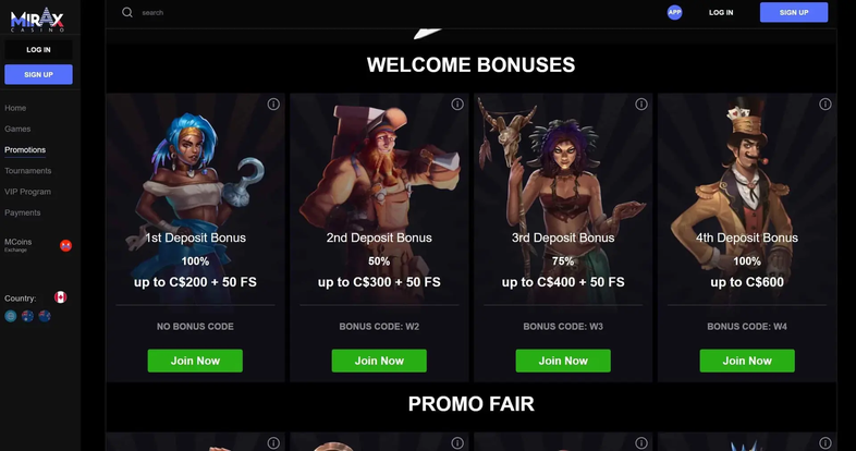 mirax casino Gameplay